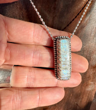 Load image into Gallery viewer, Vertical Moonstone Bar Necklace