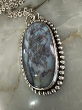 Load image into Gallery viewer, Lavender Dendritic Agate Pendant