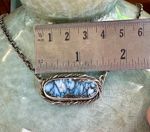 Lavender Turquoise Bar Necklace