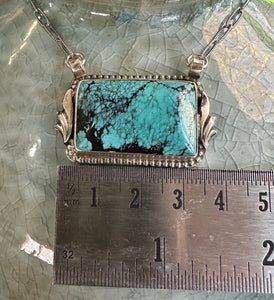 Hubei Turquoise Bar Necklace