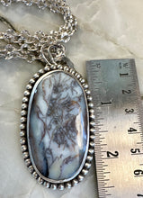 Load image into Gallery viewer, Lavender Dendritic Agate Pendant