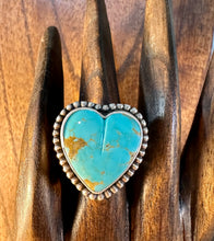 Load image into Gallery viewer, Kingman Heart Ring