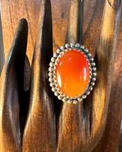 Load image into Gallery viewer, Carnelian Beaded Ring