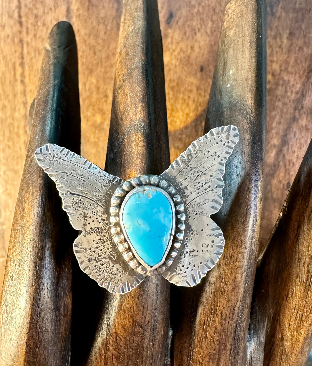 Sleeping Beauty Butterfly Ring