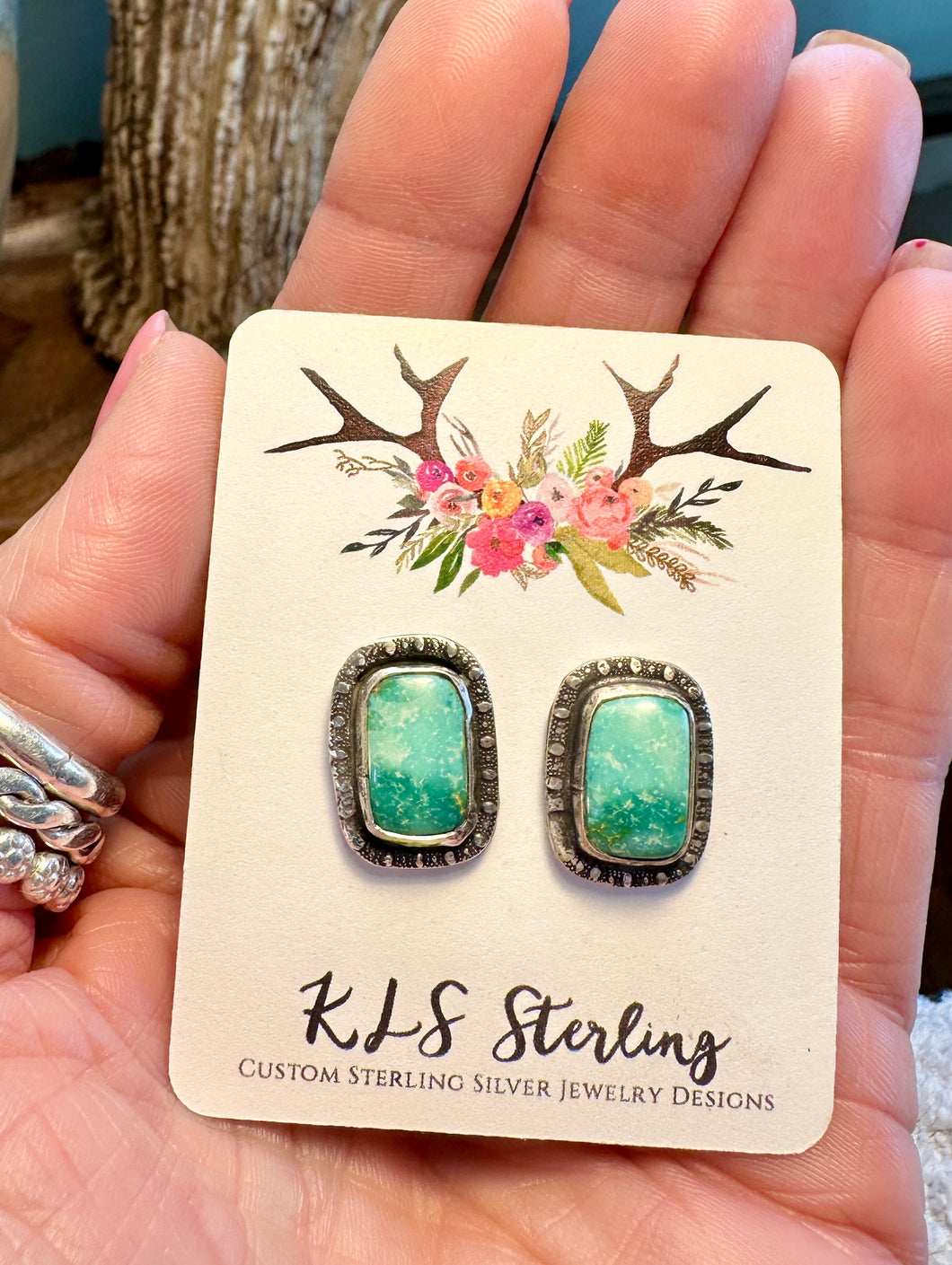 Verda Valley Turquoise Stud Earrings