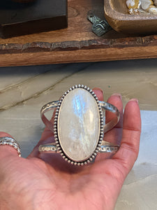 Moonstone Cuff Bracelet