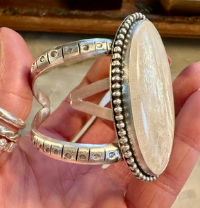 Moonstone Cuff Bracelet