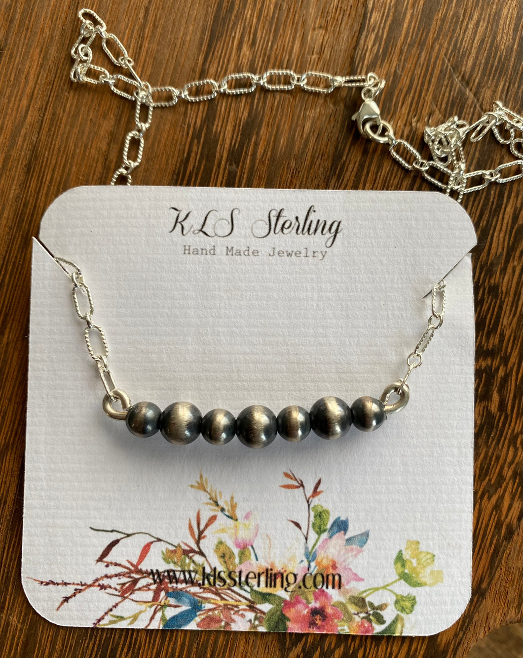 Navajo Pearl Bar Necklace